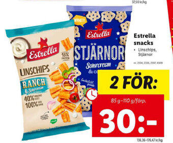 Lidl Estrella Snacks erbjuda