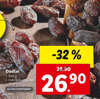 Lidl Dadlar erbjuda
