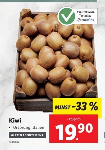 Lidl Kiwi erbjuda