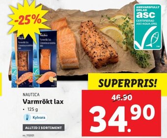 Lidl Varmrökt Lax erbjuda