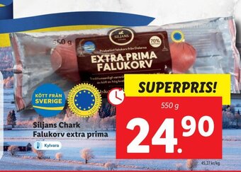 Lidl Siljans Chark Falukorv Extra Prima erbjuda