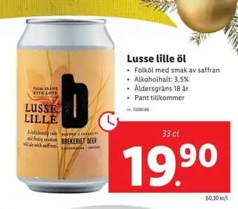 Lidl Lusse Lille öl erbjuda