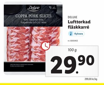 Lidl Lufttorkad Fläskkarré erbjuda