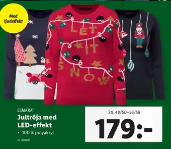 Lidl Jultröja med LED-Effekt erbjuda