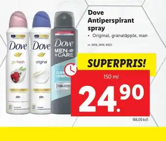 Dove Antiperspirant Spray
