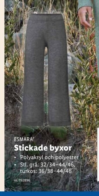 Lidl Stickade Byxor erbjuda