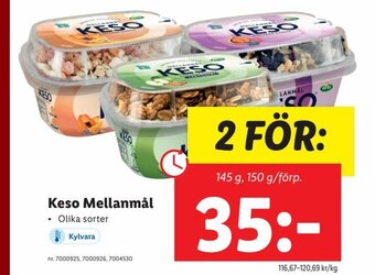Lidl Keso Mellanmål erbjuda