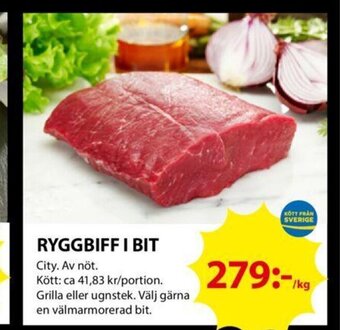 ICA Kvantum Ryggbiff i Bit erbjuda