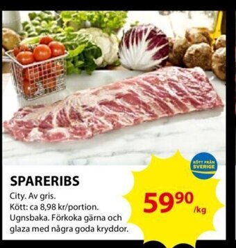 ICA Kvantum Spareribs erbjuda