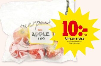 ICA Kvantum Äpplen i Påse erbjuda