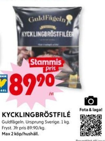 ICA Kvantum Kycklingbröstfilé erbjuda