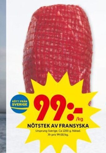 Nötstek Av Fransyska