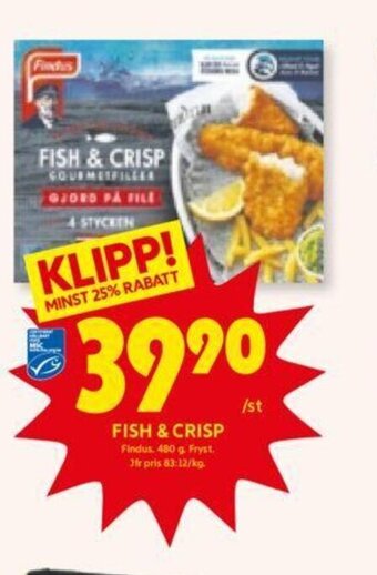 ICA Kvantum Fish & Crisp erbjuda