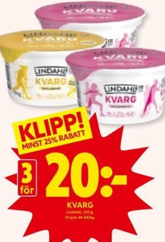 ICA Kvantum Kvarg erbjuda