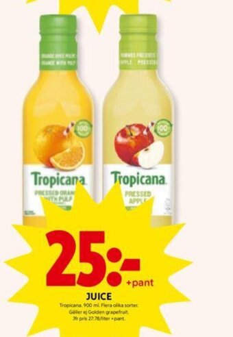 ICA Kvantum Juice erbjuda