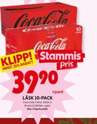 ICA Kvantum Läsk 10-pack erbjuda