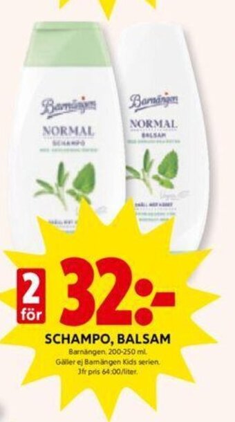 ICA Kvantum Schampo, Balsam erbjuda