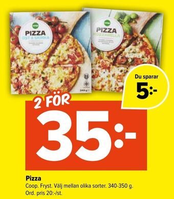 Coop Extra Pizza erbjuda