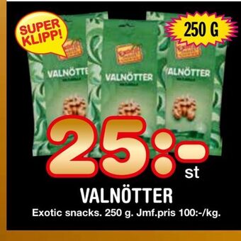 Nya Pulsen Valnötter erbjuda