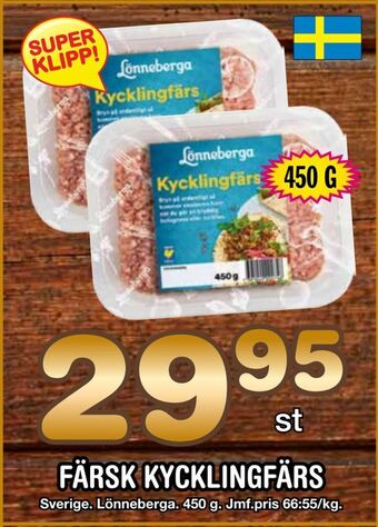 Nya Pulsen Färsk kycklingfärs erbjuda