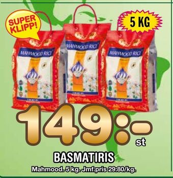 Nya Pulsen Basmatiris erbjuda