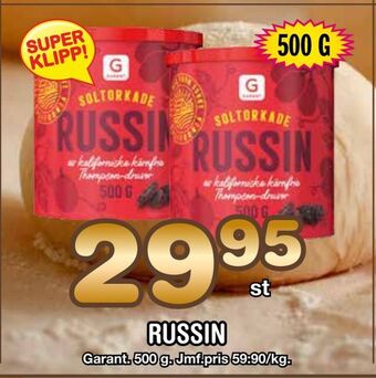 Nya Pulsen Russin erbjuda
