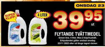 Nya Pulsen Flytande tvättmedel erbjuda