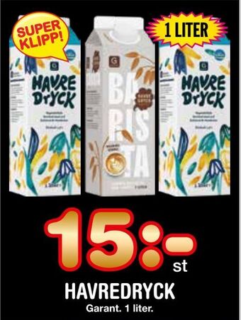 Nya Pulsen Havredryck erbjuda