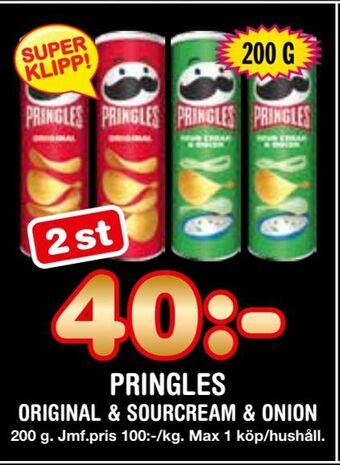 Nya Pulsen Pringles erbjuda
