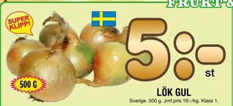 Nya Pulsen Lök gul erbjuda