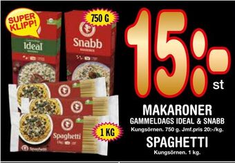 Nya Pulsen Spaghetti erbjuda