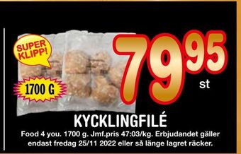 Nya Pulsen Kycklingfilé erbjuda