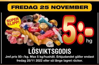 Nya Pulsen Lösviktsgodis erbjuda