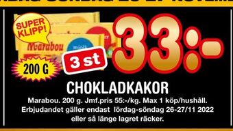Nya Pulsen Chokladkakor erbjuda