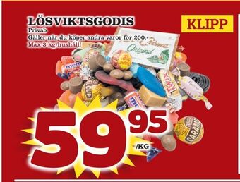 Lösviktsgodis