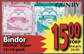 Supergrossen Bindor erbjuda
