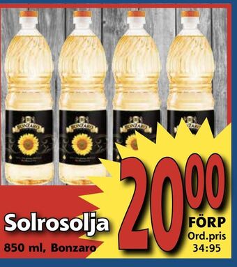 Supergrossen Solrosolja erbjuda