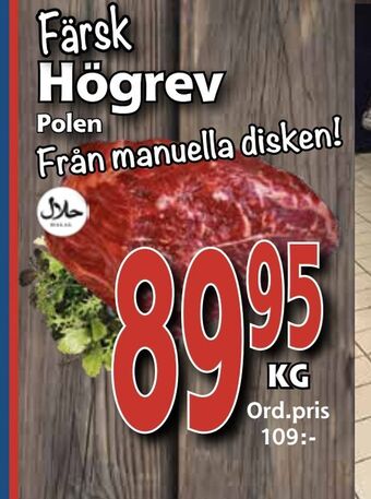 Supergrossen Högrev erbjuda