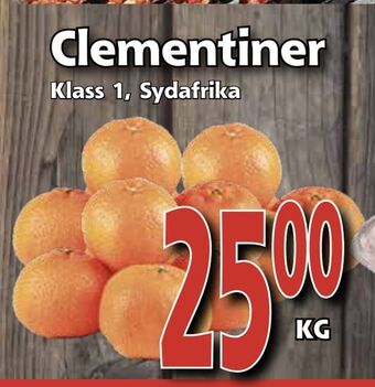 Supergrossen Clementiner erbjuda