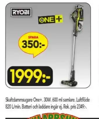 Bo Ohlsson Ryobi dammsugare erbjuda