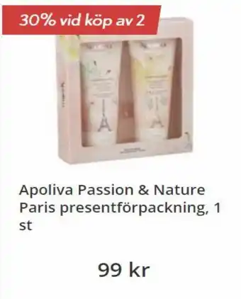 Apoliva Passion & Nature Paris Presentförpackning, 1 st