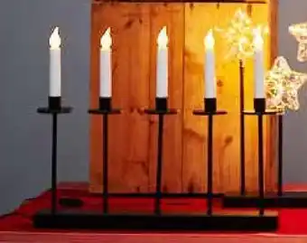 Adventsljusstake led