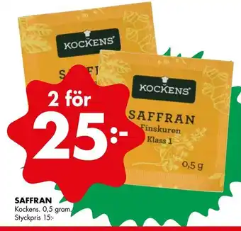 ÖoB Saffran erbjuda