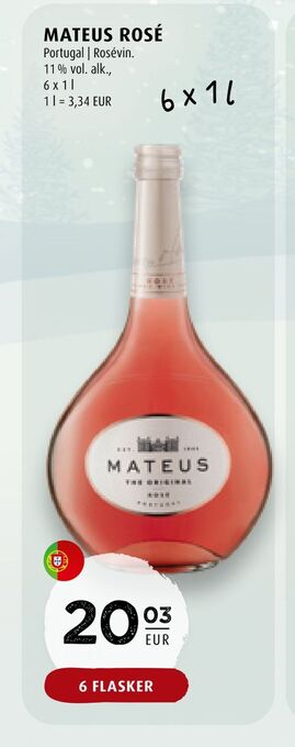 Scandinavian Park Mateus rosé erbjuda