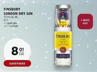 Scandinavian Park Finsbury london dry gin erbjuda