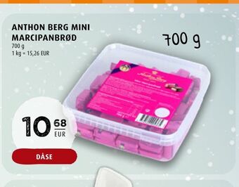 Scandinavian Park Anthon berg mini marcipanbrød erbjuda