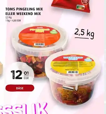 Scandinavian Park Toms pingeling mix eller weekend mix erbjuda