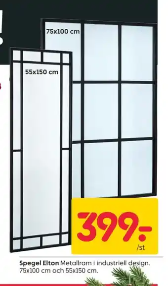 Rusta Elsa form speglar erbjuda