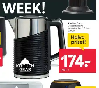 Rusta Kitchen gear vattenkokare erbjuda