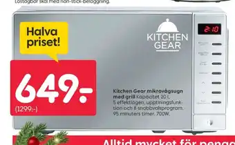 Kitchen gear mikrovågsugn